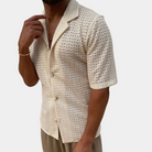 Summer Shirt | Collared | Button-Up | Short Sleeve Shirt | Men's Shirt-Chaps of London-Chaps of London