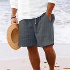 Summer Shorts | Loose Fit | Lightweight | Casual Shorts | Men's Shorts-Shorts-Chaps of London-Gray-XS-Chaps of London