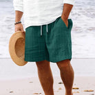 Summer Shorts | Loose Fit | Lightweight | Casual Shorts | Men's Shorts-Shorts-Chaps of London-Green-XS-Chaps of London