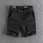 Summer Shorts - Men's Comfortable Stretch Denim Shorts-Chaps of London-Black-S-Chaps of London