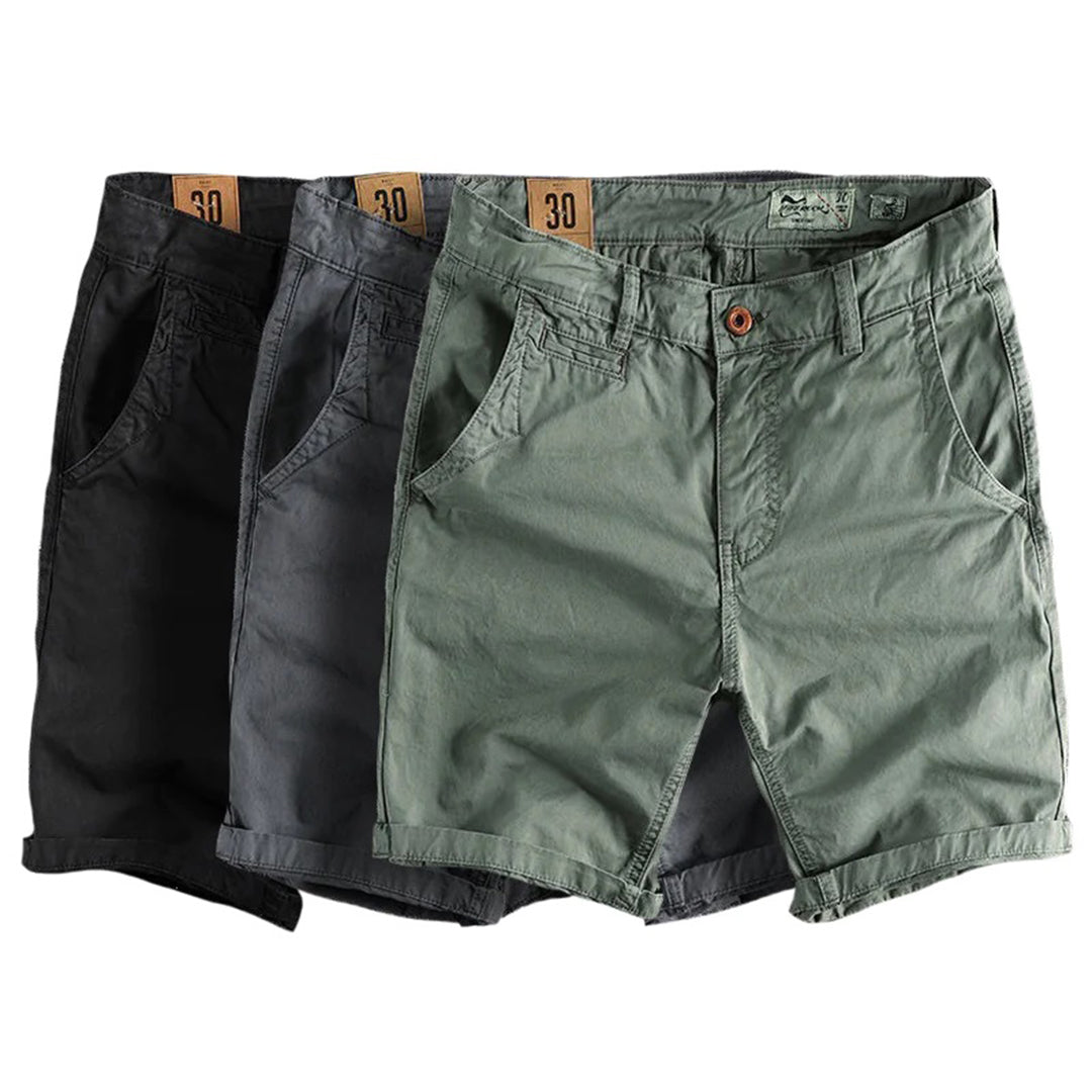 Summer Shorts - Men's Comfortable Stretch Denim Shorts-Chaps of London-Chaps of London