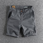 Summer Shorts - Men's Comfortable Stretch Denim Shorts-Chaps of London-Grey-S-Chaps of London