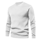 Sweater - Men's Crew Neck Long Sleeve Shirt-Chaps of London-White-M-Chaps of London