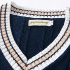 Sweater Vest - Men's Sleeveless V-Neck Pullover Knitted Vest-Vest-Chaps of London-Chaps of London