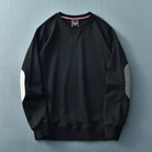 Sweatshirt - Men's Casual Oversized Pullover with Elbow Patches-Jacket-Chaps of London-Chaps of London