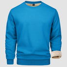 Sweatshirt - Warm - Crew Neck - Winter Pullover - Fleece Lined Sweatshirts for Men-Sweater-Chaps Herrenmode-Blue Green-S-Chaps of London