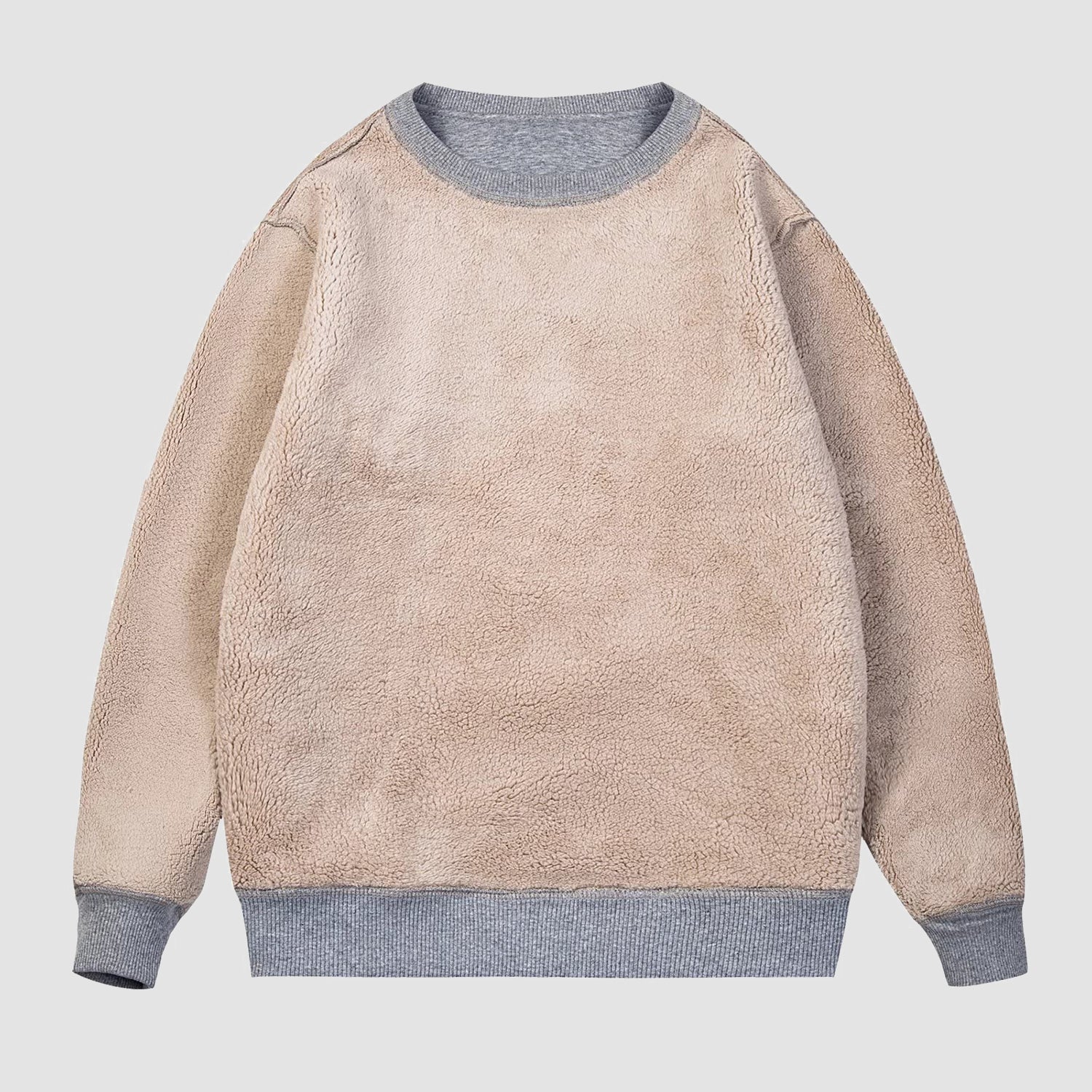 Sweatshirt - Warm - Crew Neck - Winter Pullover - Fleece Lined Sweatshirts for Men-Sweater-Chaps Herrenmode-Chaps of London