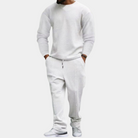 Sweatsuit | Long Sleeve | Straight Leg | Sweatshirt and Joggers Set | Men's Jogging Suit Sets-Fashion Men Tracksuit All-year-Chaps of London-Chaps of London