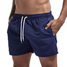 Swim Shorts - Men's Elastic Waist Quick Dry Beach Swim Trunks-Korte Broeken_M-Chaps of London-Dark Blue-XS-Chaps of London