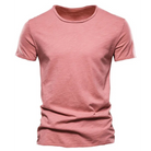 T-Shirt | Casual | Short Sleeve | Crew Neck T-Shirt | Men's Shirts-Chaps of London-Pink-S-Chaps of London