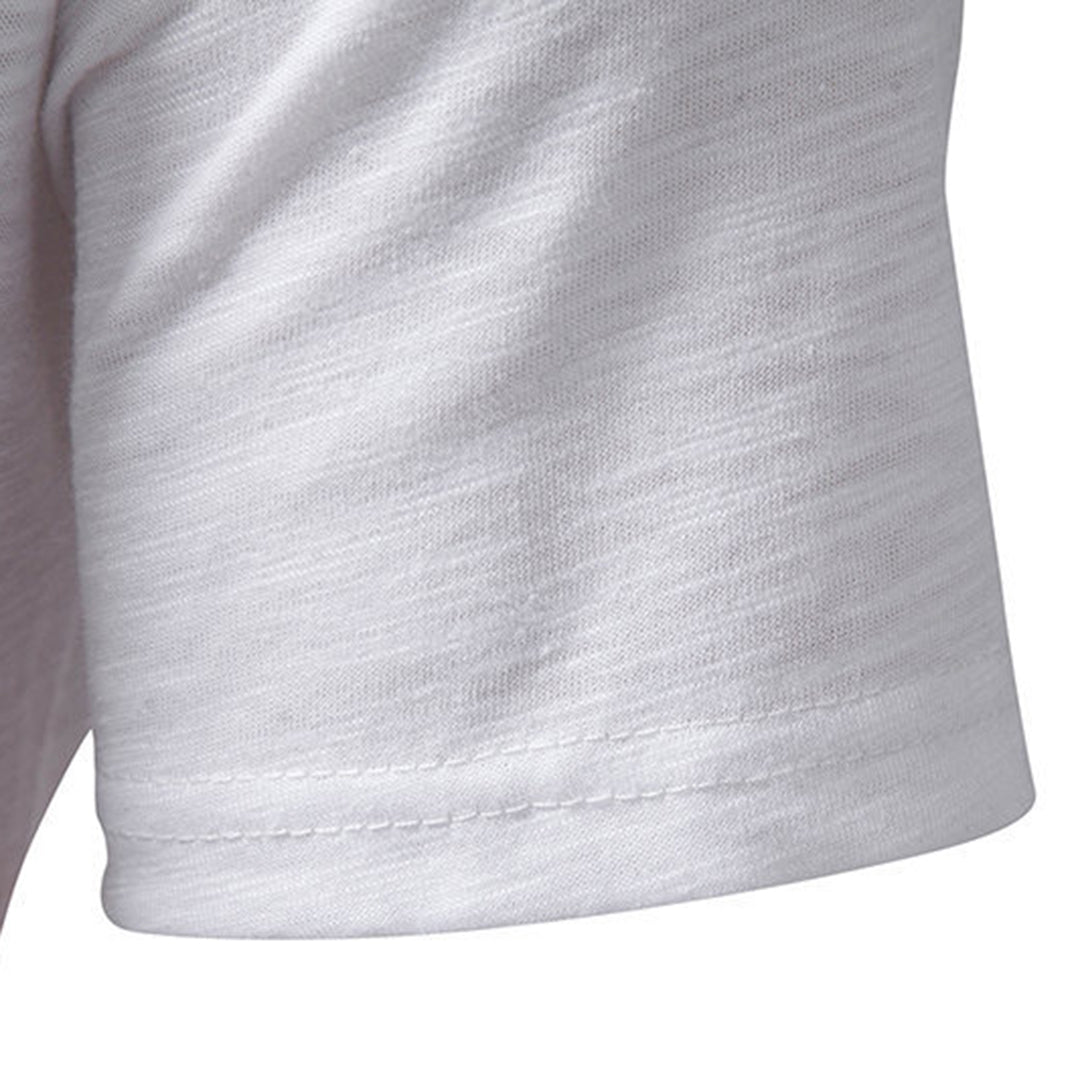 T-Shirt | Lightweight | Button Neck | Summer Shirt | Men's Clothing-Chaps of London-Chaps of London
