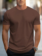 T-Shirt - Plain - Crew Neck - Basic T-Shirt - Men's Clothing-T-shirts-Chaps of London-Chaps of London