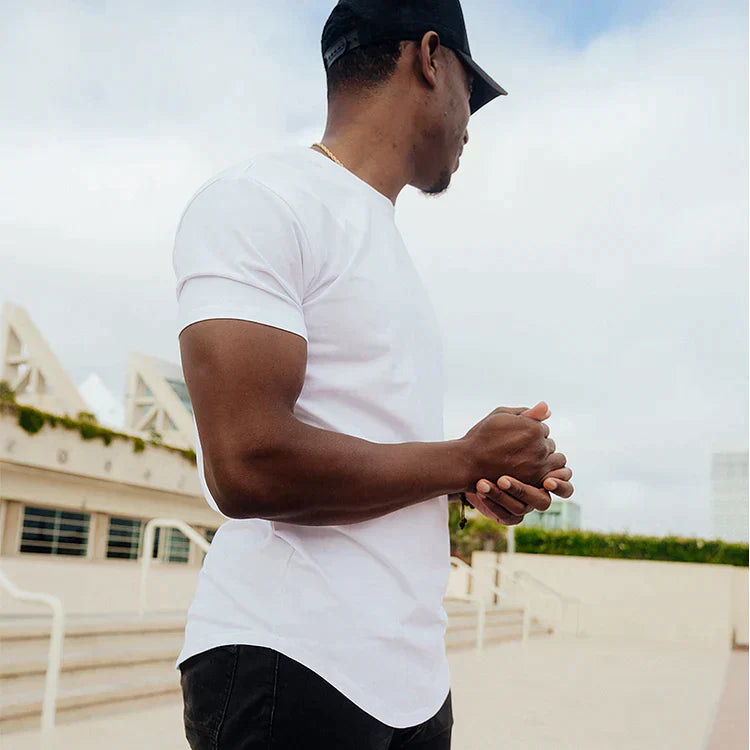 T-Shirt | Short Sleeve | Crew Neck | Slim Fit T-Shirts | Men's T-Shirts-Casual Shirts-Chaps of London-Chaps of London