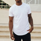 T-Shirt | Short Sleeve | Crew Neck | Slim Fit T-Shirts | Men's T-Shirts-Casual Shirts-Chaps of London-White-S-Chaps of London