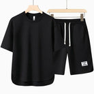 T-Shirt and Shorts Set - Casual - Sweat Shorts - Two-piece Set - Men's Clothing-Outfit Set for Men-Chaps of London-Chaps of London