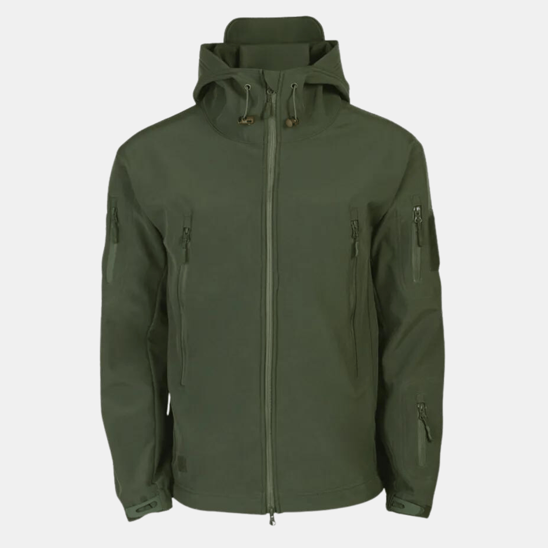 Tactical Jacket - Hooded - Waterproof - Outdoor Jacket - Men's Windbreaker Jacket-Leichte Jacken-Chaps of London-Army Green-S-Chaps of London