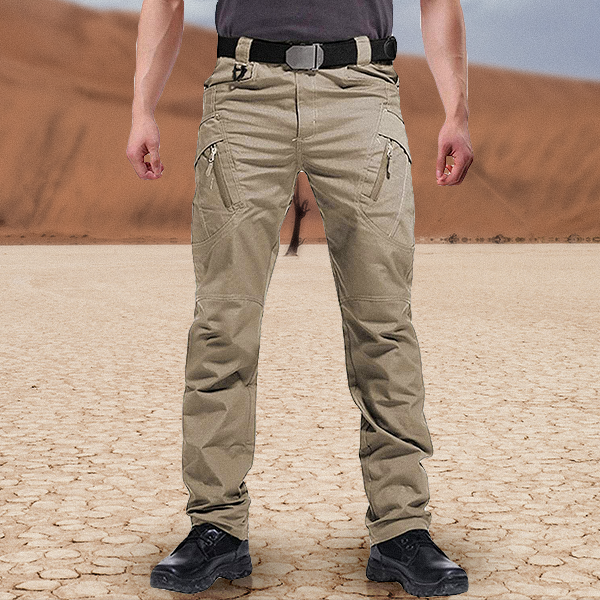 Tactical Pants - Outdoor - Pockets - Hiking Trousers - Men's Cargo Pants-Chaps of London-Beige-S-Chaps of London