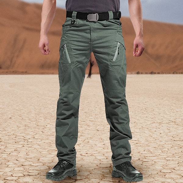 Tactical Pants - Outdoor - Pockets - Hiking Trousers - Men's Cargo Pants-Chaps of London-Green-S-Chaps of London