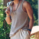 Tank Top - Men's Casual Loose Fit Sleeveless Knit Tank Top-Chaps of London-Chaps of London