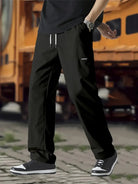 Track Pants | Drawstring | Leisure | Straight Leg Pants | Men's Trousers-Broek man-Chaps of London-Chaps of London