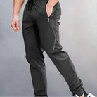 Track Pants - Drawstring - Lightweight - Joggers - Men's Activewear-Training Pants-Chaps of London-Black-S-Chaps of London