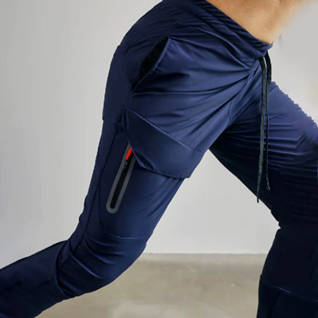 Track Pants | Elastic Waist | Lightweight | Activewear | Men's Joggers-Fashion Men Joggers All-year-Chaps of London-Chaps of London