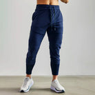 Track Pants | Elastic Waist | Lightweight | Activewear | Men's Joggers-Fashion Men Joggers All-year-Chaps of London-Navy Blue-S-Chaps of London