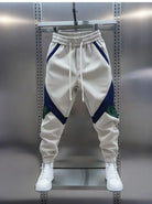 Track Pants | Elastic Waist | Sport | Cuffed Pants | Joggers for Men-Men’s Track Pants-Chaps of London-Beige-S-Chaps of London