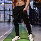 Track Pants - Men's Elastic Waist Gym Workout Pants-Fashion Men Sweatpants All-year-Chaps of London-Black-S-Chaps of London