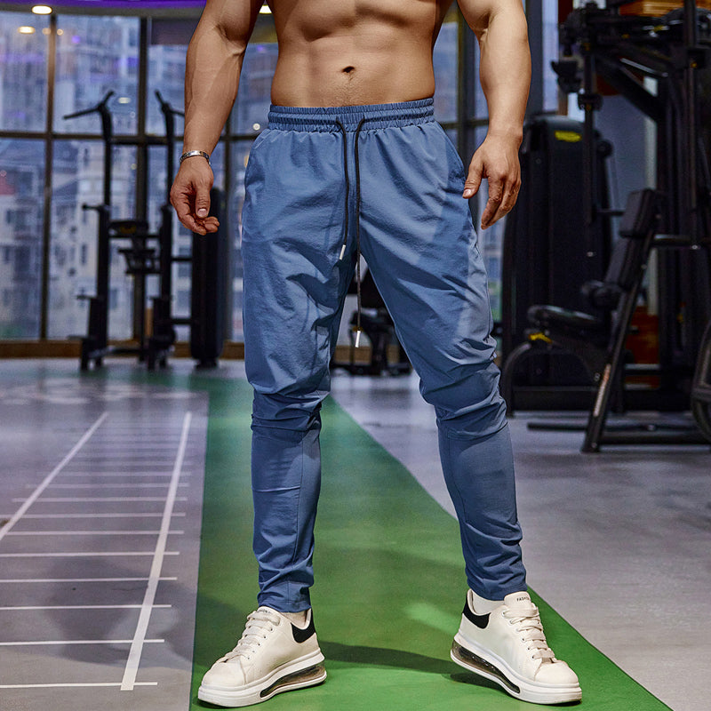 Track Pants - Men's Elastic Waist Gym Workout Pants-Fashion Men Sweatpants All-year-Chaps of London-Blue-S-Chaps of London
