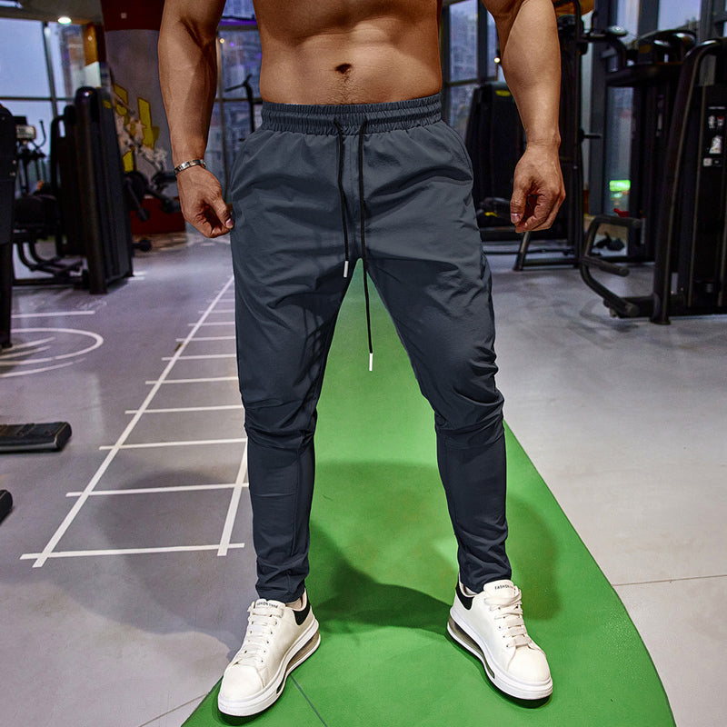 Track Pants - Men's Elastic Waist Gym Workout Pants-Fashion Men Sweatpants All-year-Chaps of London-Gray-S-Chaps of London