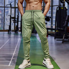 Track Pants - Men's Elastic Waist Gym Workout Pants-Fashion Men Sweatpants All-year-Chaps of London-Green-S-Chaps of London