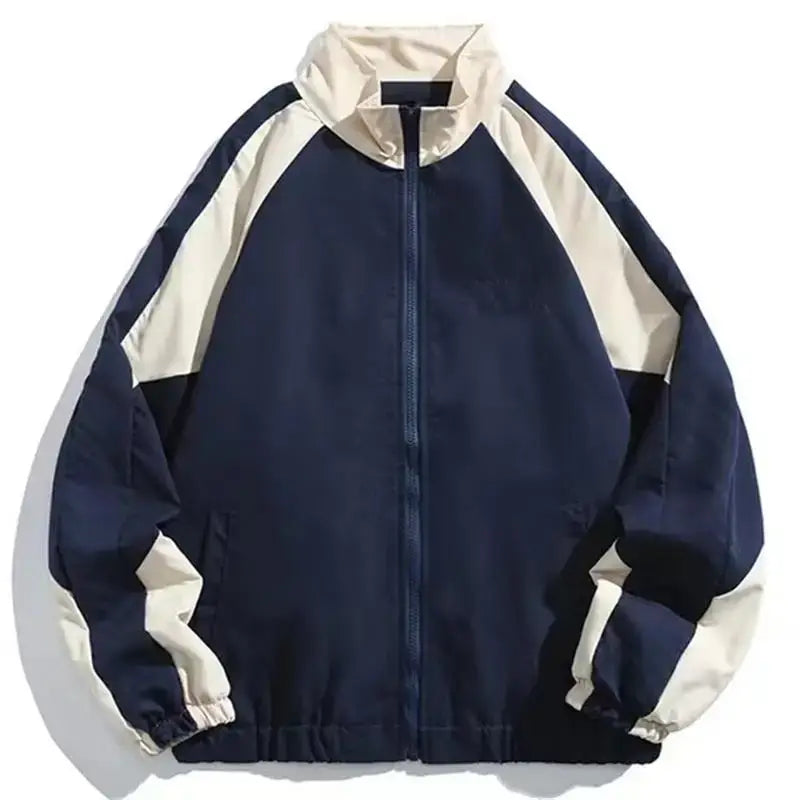 Tracksuit Jacket - Zip-Up - Oversized - Windbreaker Jacket - Men's Jacket-Men's Windbreaker Jacket-Chaps of London-Apricot-S-Chaps of London