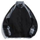 Tracksuit Jacket - Zip-Up - Oversized - Windbreaker Jacket - Men's Jacket-Men's Windbreaker Jacket-Chaps of London-Gray-S-Chaps of London