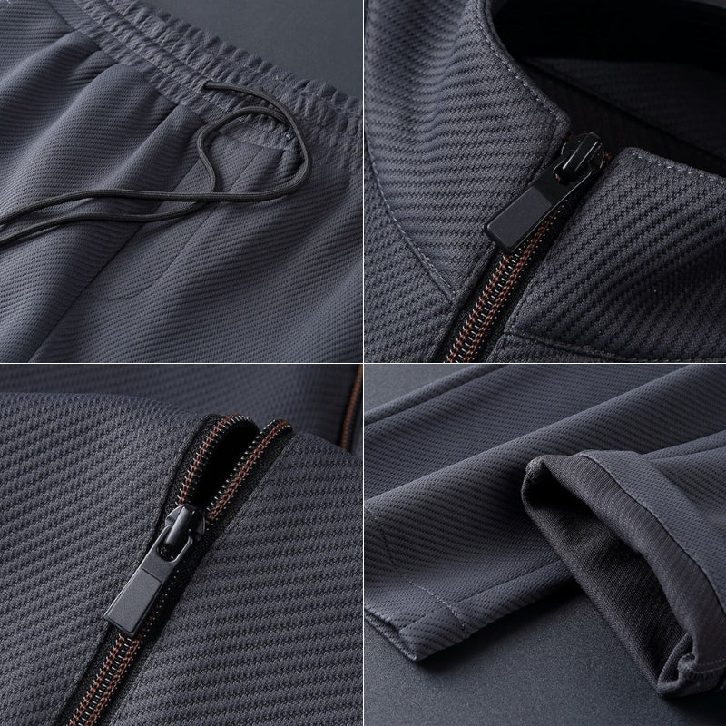 Tracksuit - Men's Zip-Up Jacket and Track Pants Activewear Set-Chaps of London-Chaps of London