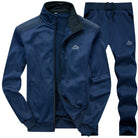 Tracksuit | Slim Fit | Zip-Up | Men's Tracksuit | Men's Sportswear Sets-Tracksuit-Chaps of London-Blue-L-Chaps of London