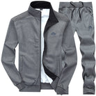 Tracksuit | Slim Fit | Zip-Up | Men's Tracksuit | Men's Sportswear Sets-Tracksuit-Chaps of London-Dark Gray-L-Chaps of London