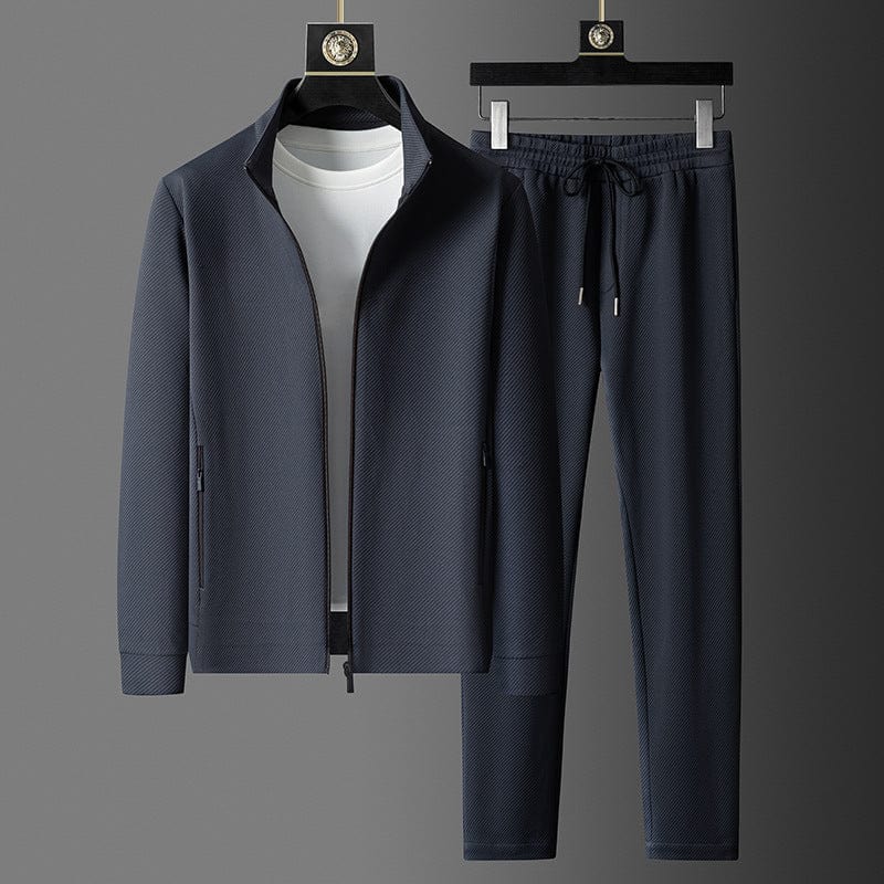 Tracksuit | Zip-Up | Activewear | Men's Jogging Suit Sets | Men's Clothing-Chaps of London-Blue-XS-Chaps of London