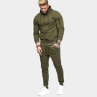 Tracksuit | Zip Up | Two-Piece | Jogging Set | Men's Co-Ord Set-Melvin Joggingspak-Chaps of London-Green-S-Chaps of London