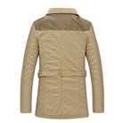 Trench Coat - Men's Fleece Lined Single Breasted Winter Trench Coat-Chaps of London-Chaps of London