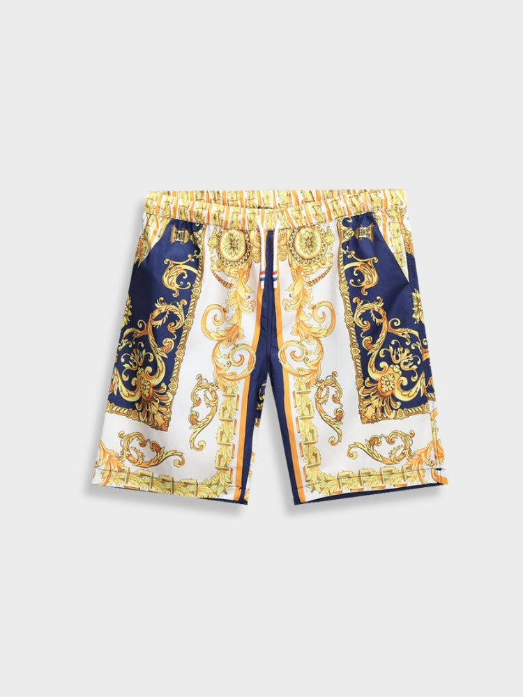 Two-Piece Set | Short Sleeve | Button-Up | Co-Ord Set | Men's Summer Clothes-Baroque Summer Set-Chaps of London-Chaps of London