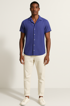 Two-Piece Set | Short Sleeve | Button-Up | Pants and Shirt Set | Men's Summer Clothes-Sets-Chaps of London-Chaps of London