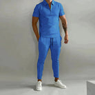 Two-Piece Set - Short Sleeve - Co-Ord Set - Men's Clothing-Men Set-Chaps of London-Chaps of London