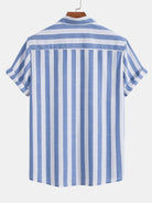 Two-Piece Set | Short Sleeve | Linen | Shirt and Pants Set | Men's Summer Clothes-Two Pieces Outfits-Chaps of London-Chaps of London