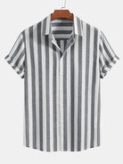 Two-Piece Set | Short Sleeve | Linen | Shirt and Pants Set | Men's Summer Clothes-Two Pieces Outfits-Chaps of London-Chaps of London