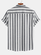 Two-Piece Set | Short Sleeve | Linen | Shirt and Pants Set | Men's Summer Clothes-Two Pieces Outfits-Chaps of London-Chaps of London