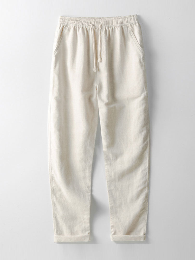 Two-Piece Set | Short Sleeve | Linen | Shirt and Pants Set | Men's Summer Clothes-Two Pieces Outfits-Chaps of London-Chaps of London
