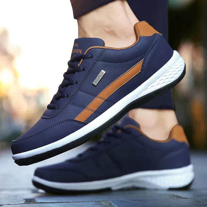 Walking Shoes - Lace-Up - Orthopedic - Men's Sneakers - Trainers-Chaps of London-Chaps of London