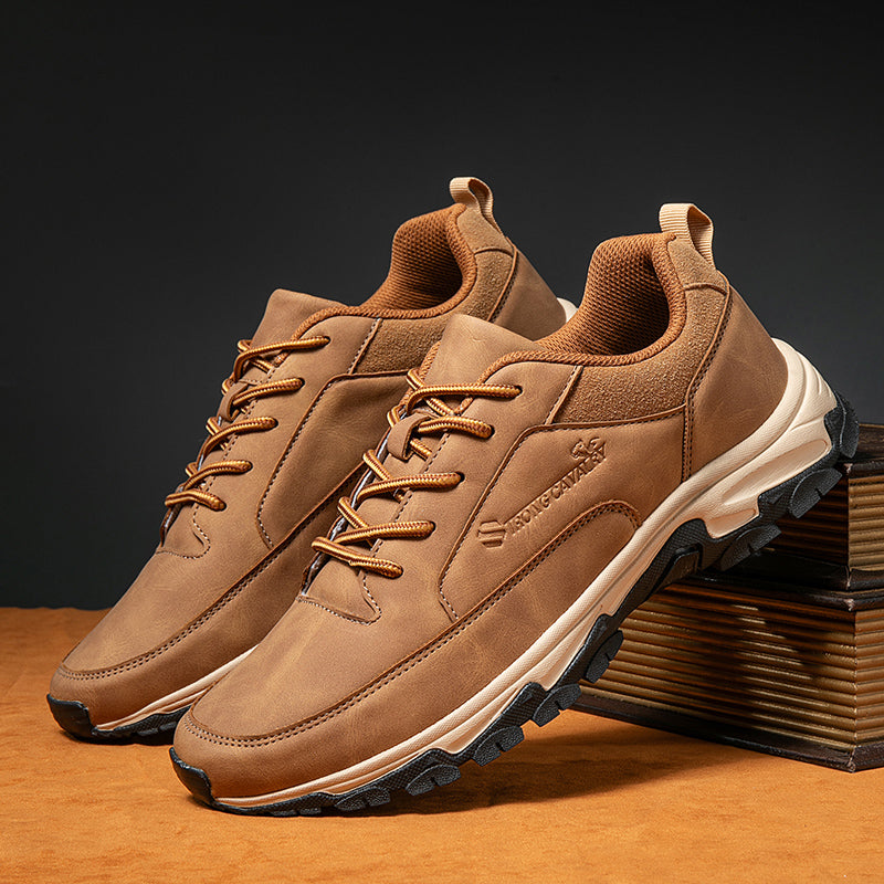 Walking Shoes - Men's Comfortable Everyday Slip-On Trainers-Comfortable Shoes-Chaps Herrenmode-Chaps of London