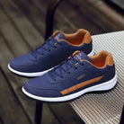 Walking Shoes - Men's Ergonomic Lace-Up Everyday Sneakers-Chaps of London-Blue-38-Chaps of London